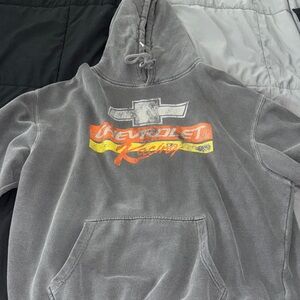 Urban Outfitters Chevrolet Racing Gray Hoodie